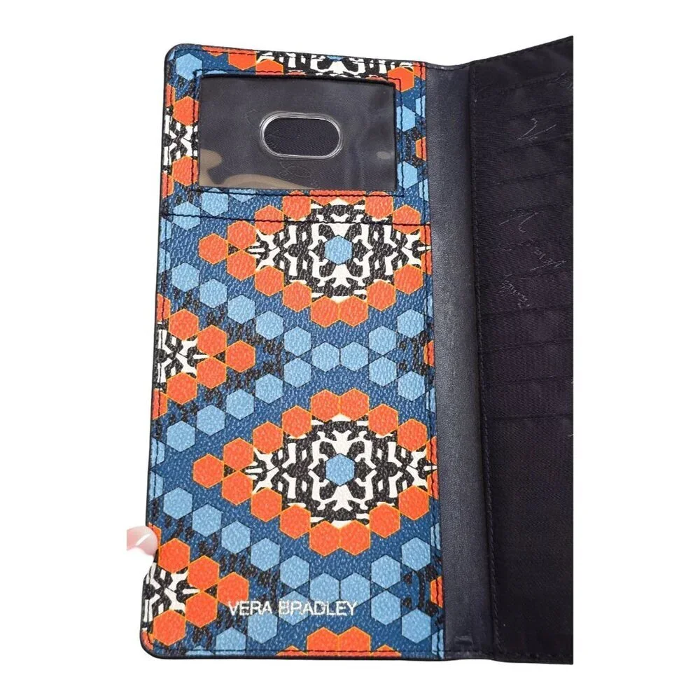 Vera Bradley Slim Travel Organizer Wallet, Marrakesh Beads Print